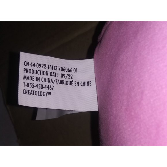 CREATOLOGY Moosh Moosh MAIA PINK EASTER BUNNY PILLOW Stuffed 8 Inch Plush - Picture 9 of 10